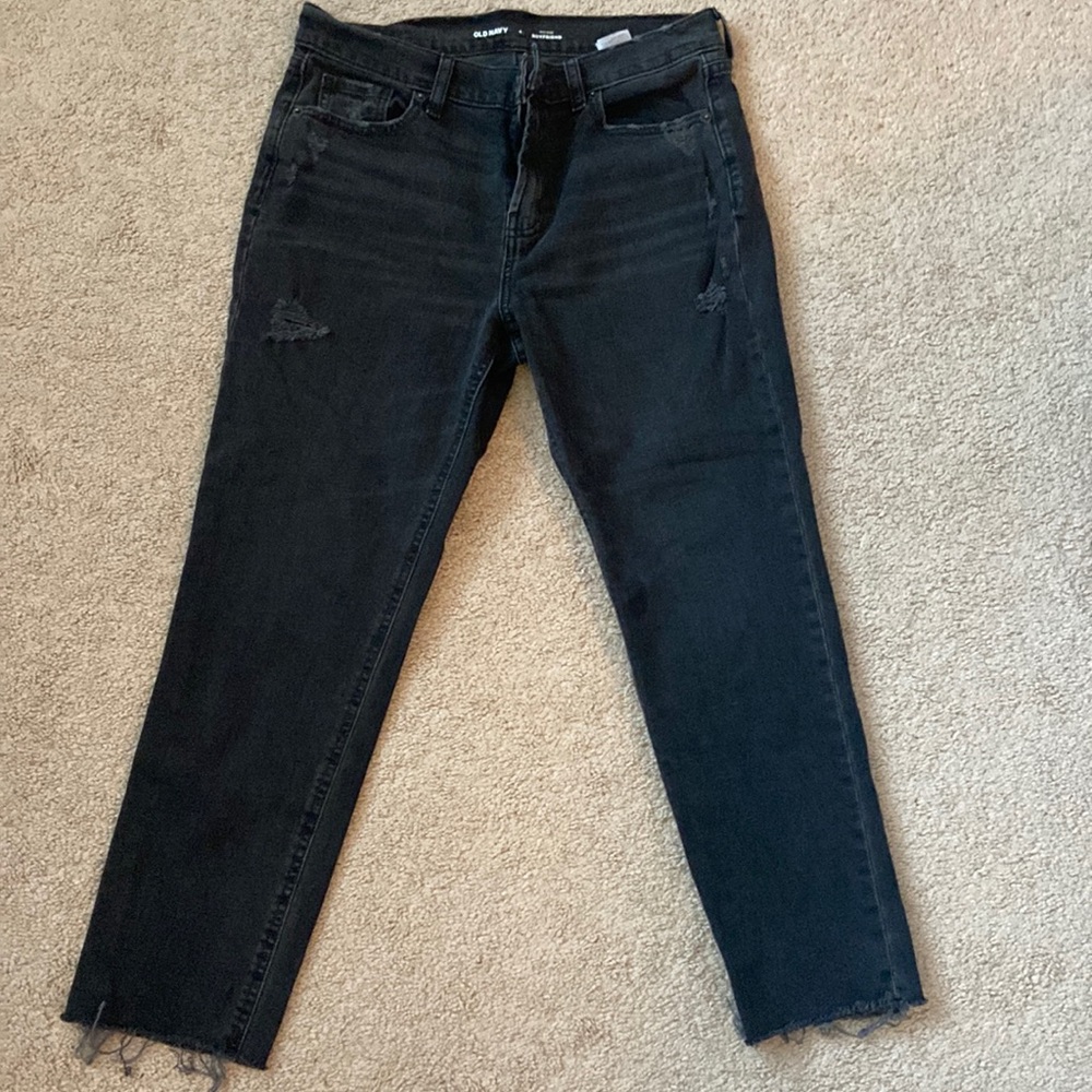 Old navy size 4 mid rise boyfriend jeans